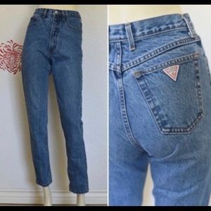 Guess High Waste Mom Jean